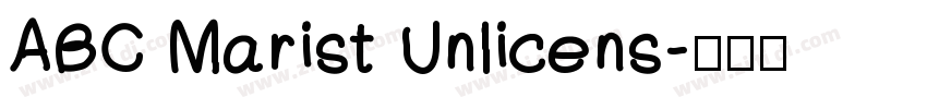 ABC Marist Unlicens字体转换